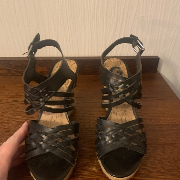 Guess Strappy Wedge Sandals - Picture 4 of 5